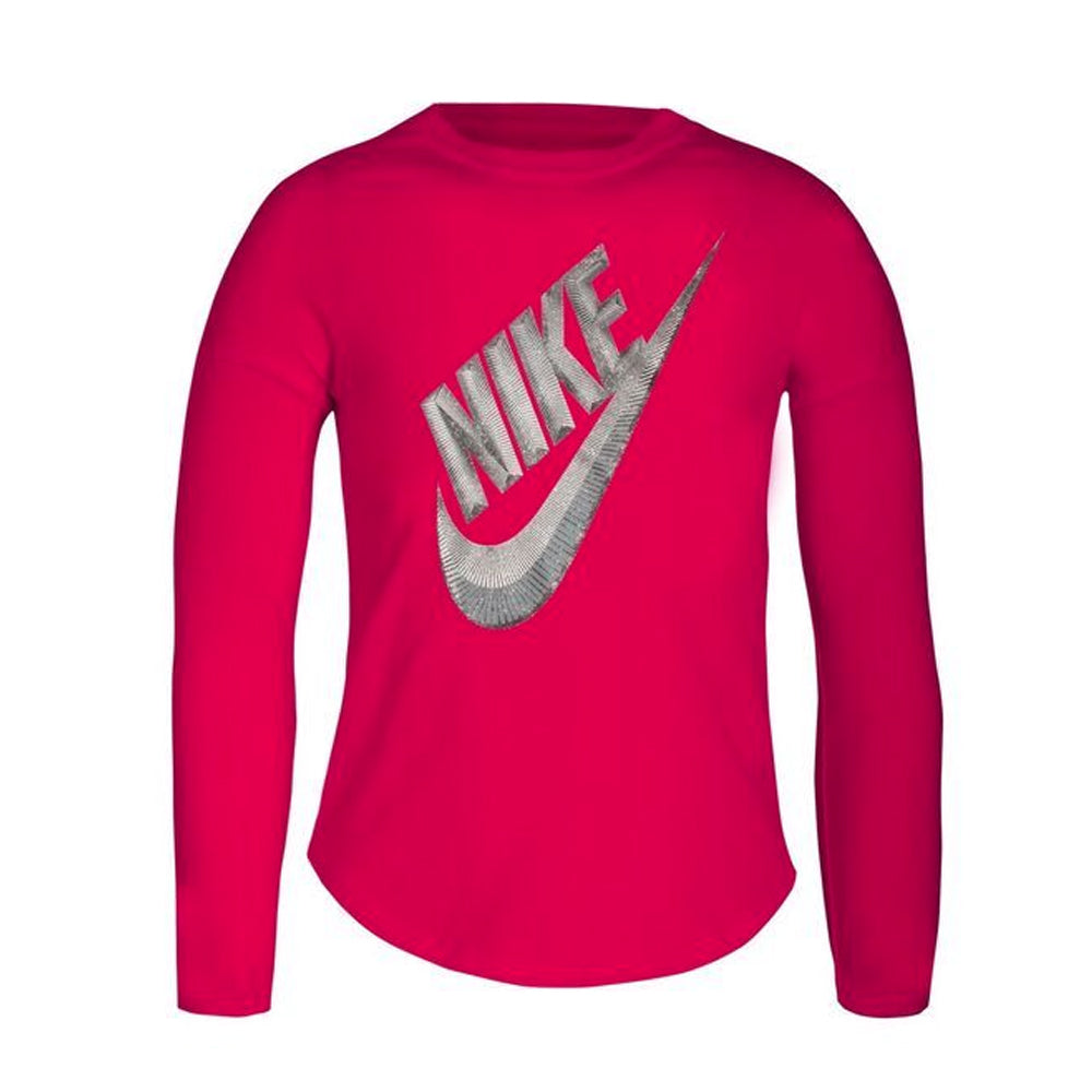 Nike Long Sleeve C489S-A4Y Kids' T-Shirt - Pink