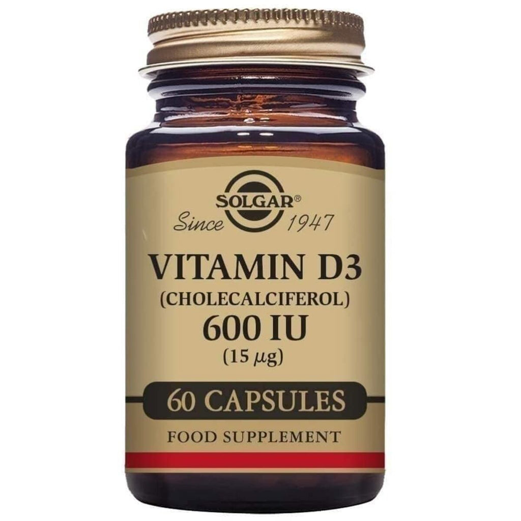 Solgar Vitamin D3 (Cholecalciferol) 600 iu 60 Capsules