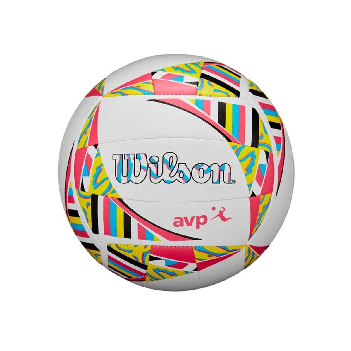 Beachvolleyball Wilson Avp Movement Vb New Gelb Weiß Rose TPU – Produktbild 1