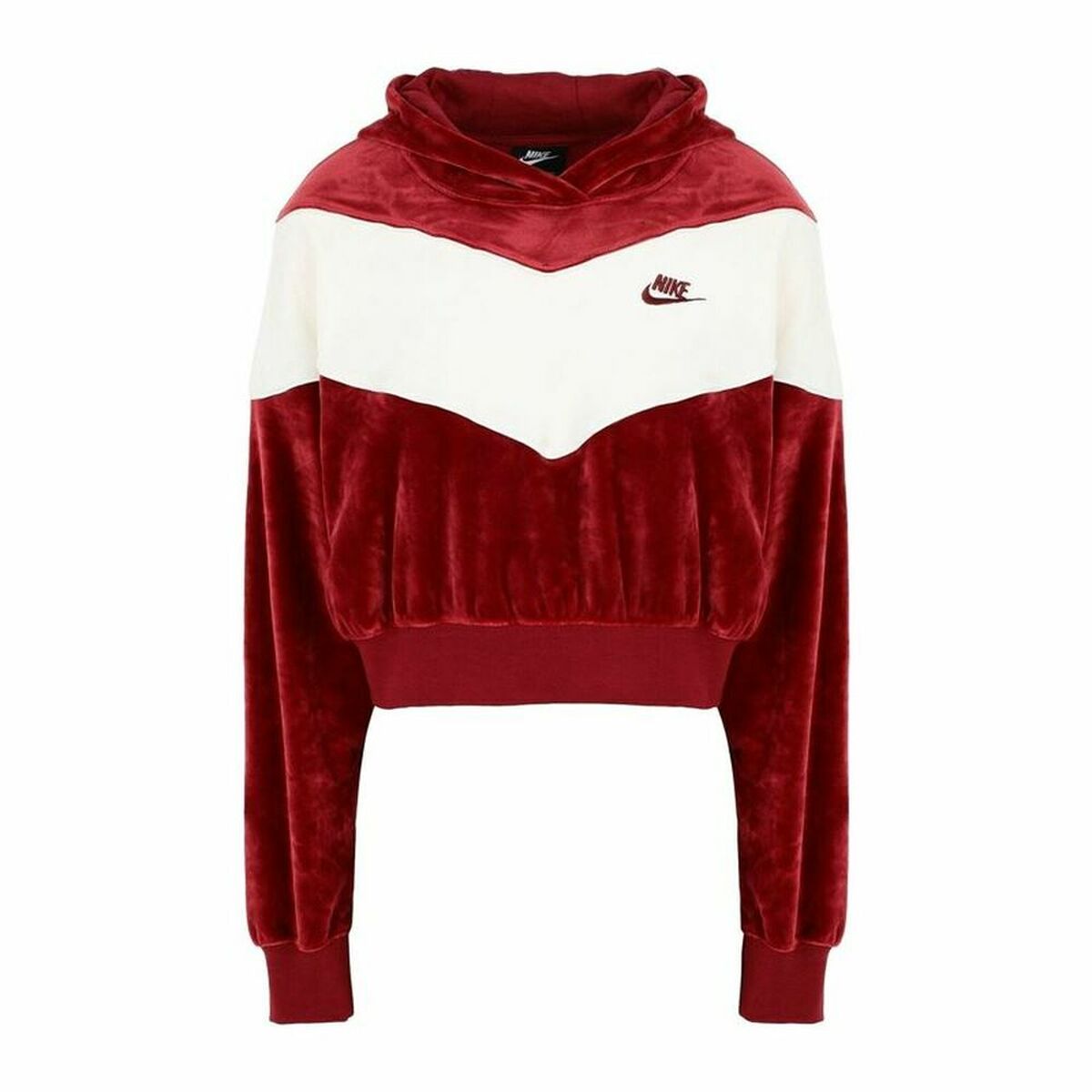 Nike Sportswear Heritage Women's Hoodie - Dark Red