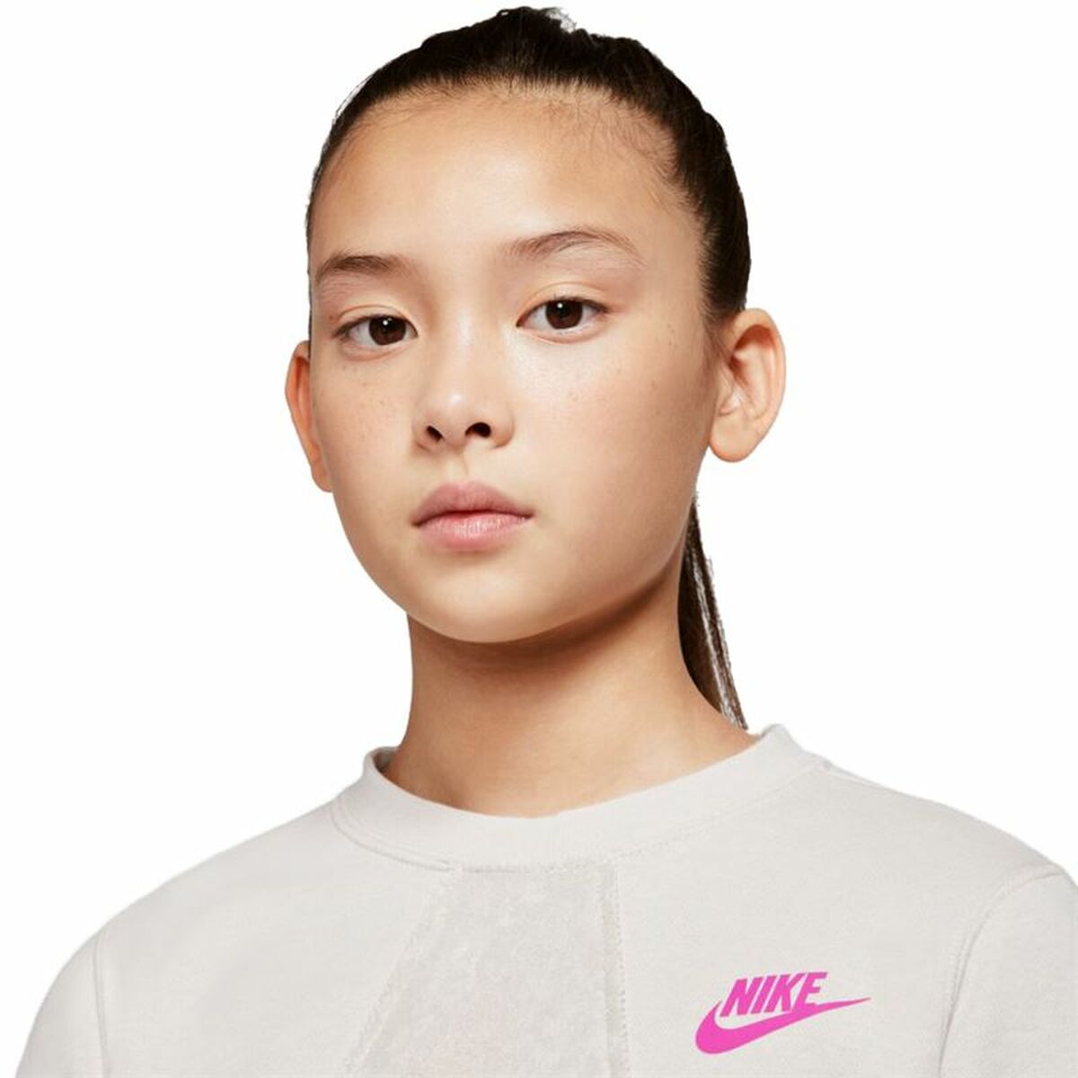 Nike Hoodless Heritage Kids' Sweatshirt - Beige - product view 18