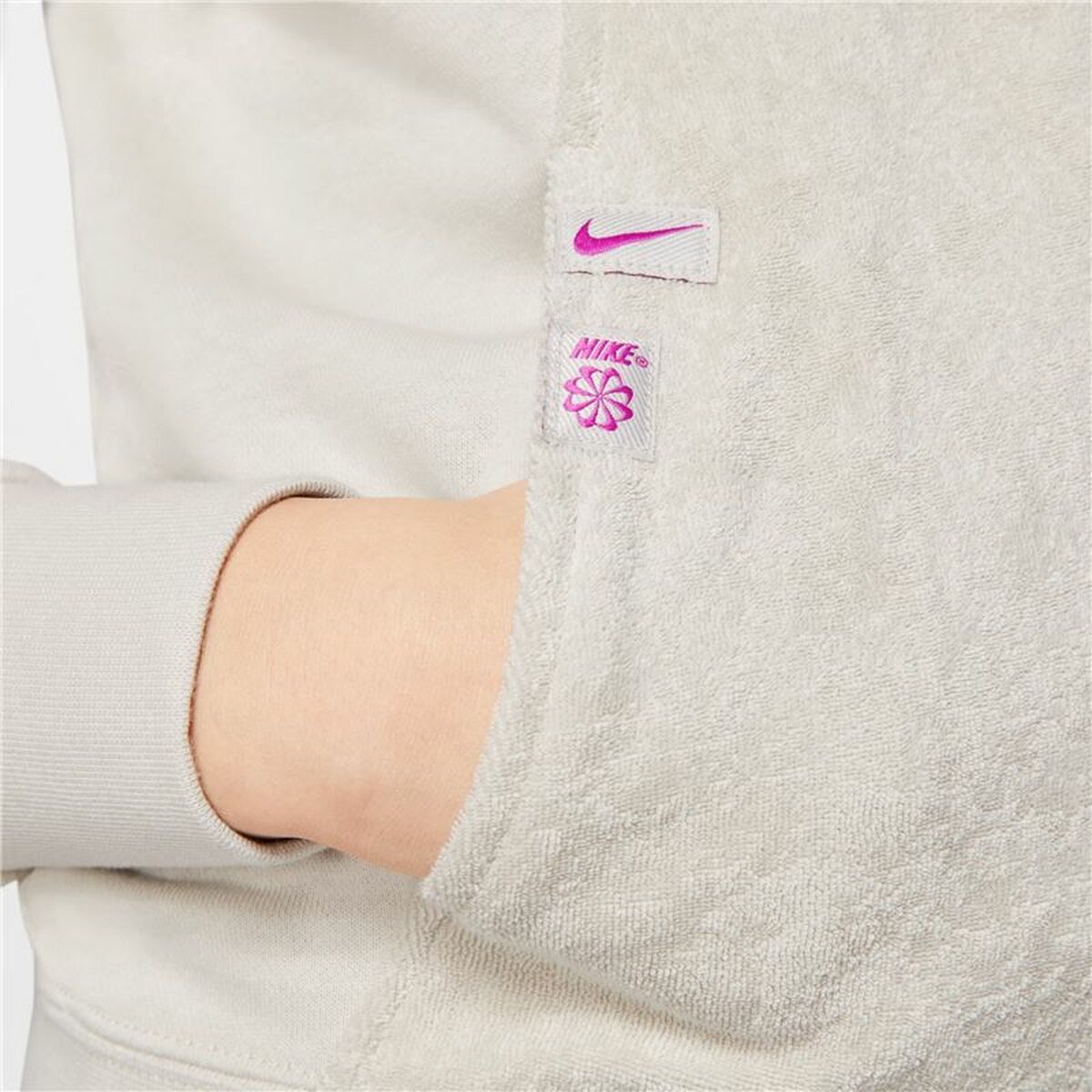 Nike Hoodless Heritage Kids' Sweatshirt - Beige - product view 23