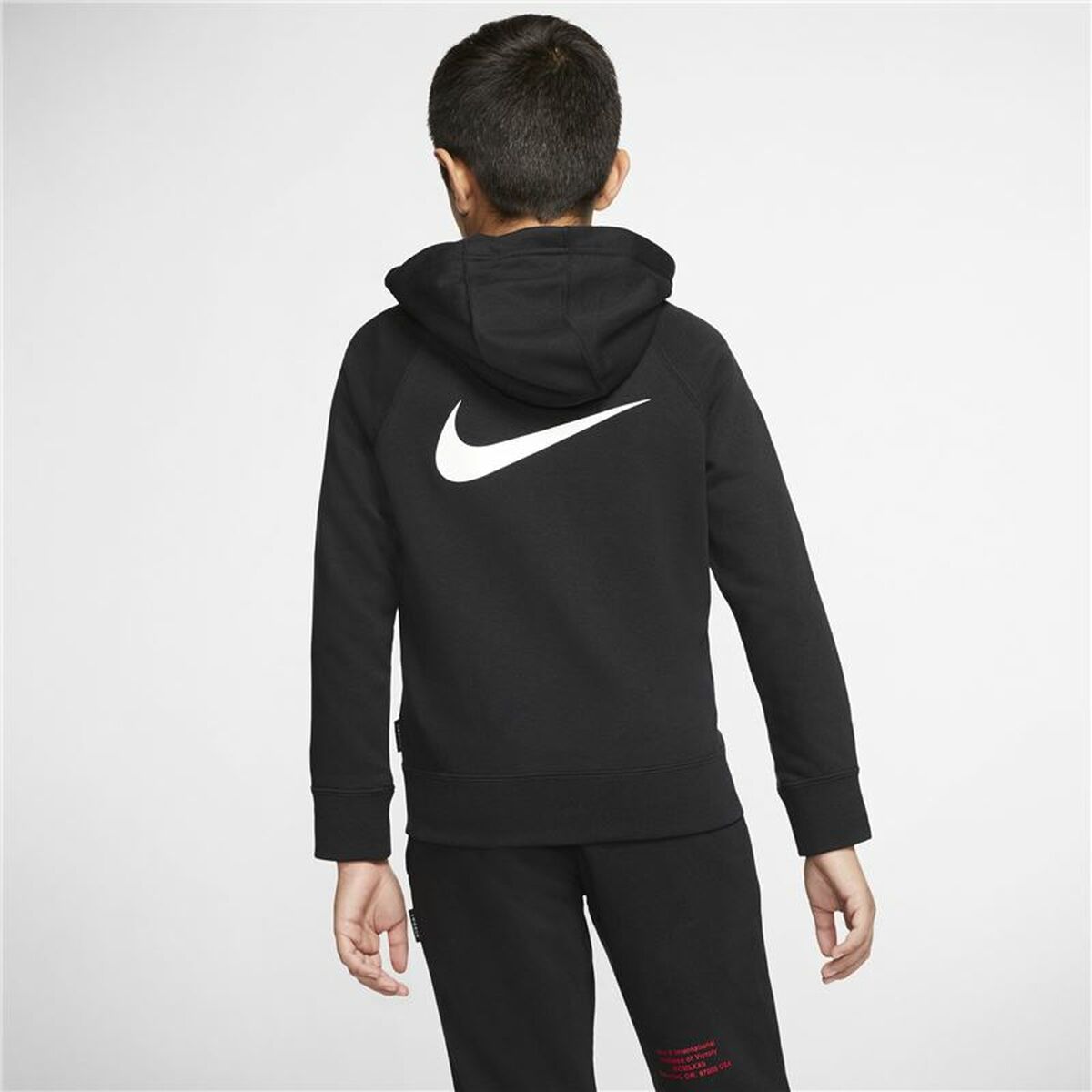 Nike Swoosh Kids' Jacket - Black - product view 12
