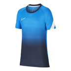 Nike Short Sleeved Football Shirt Dri-FIT Academy Kids' Shirt - Blue - product view 2