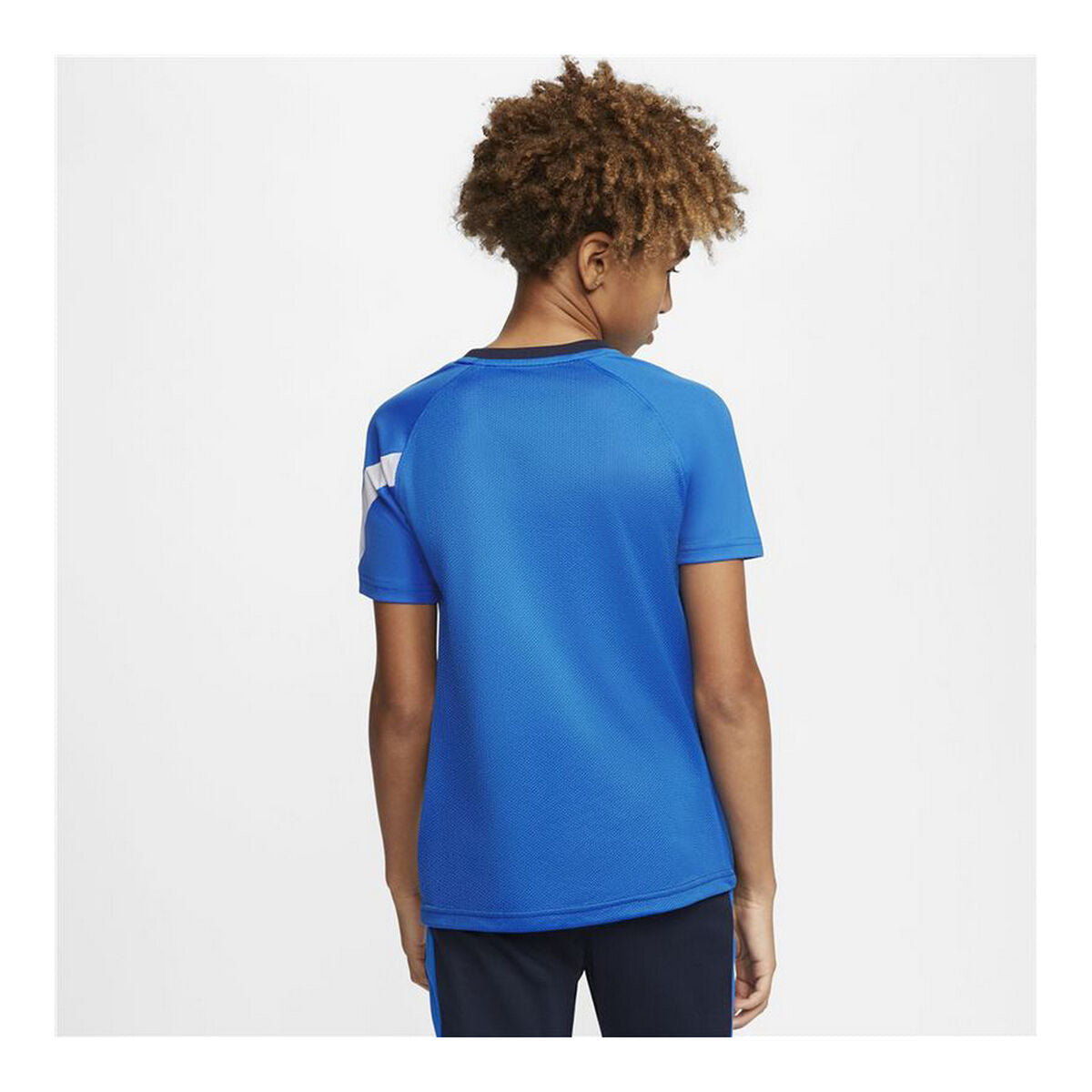 Nike Short Sleeved Football Shirt Dri-FIT Academy Kids' Shirt - Blue - product view 14