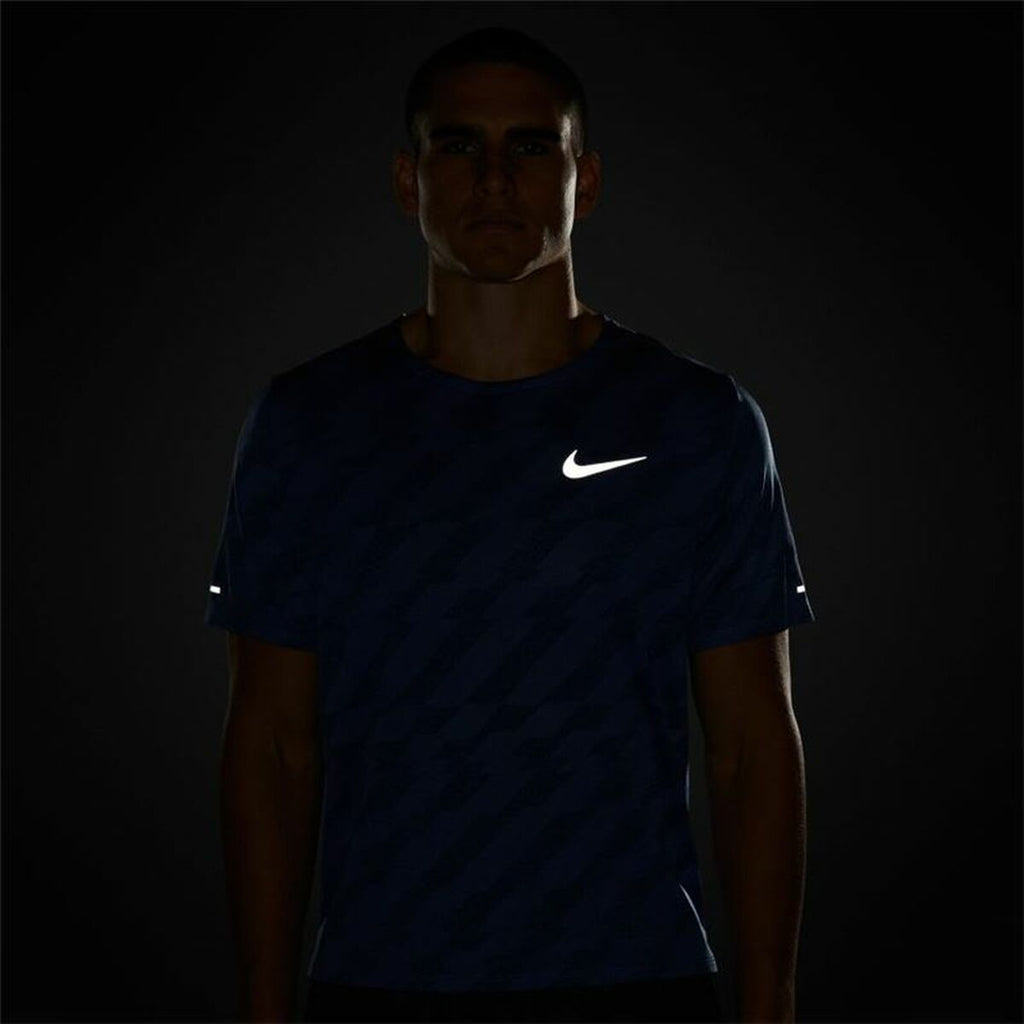 Nike Dri-FIT Miler Future Fast Men's T-Shirt - Blue - product view 12