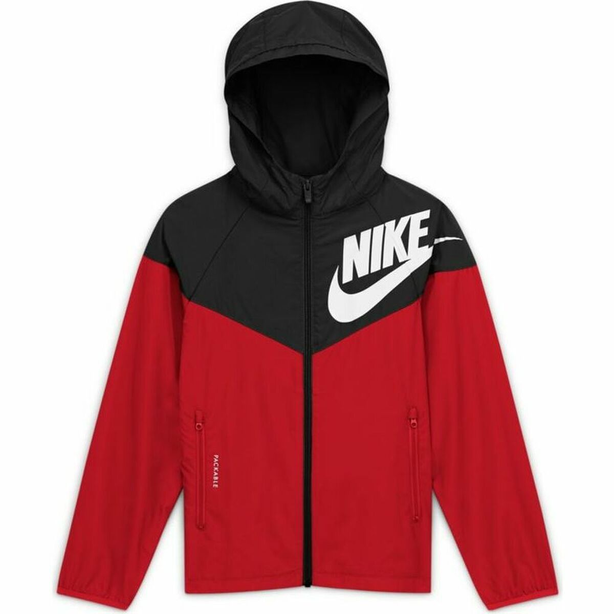 Nike Sportswear Windrunner Kids' Jacket - Red - product view 2