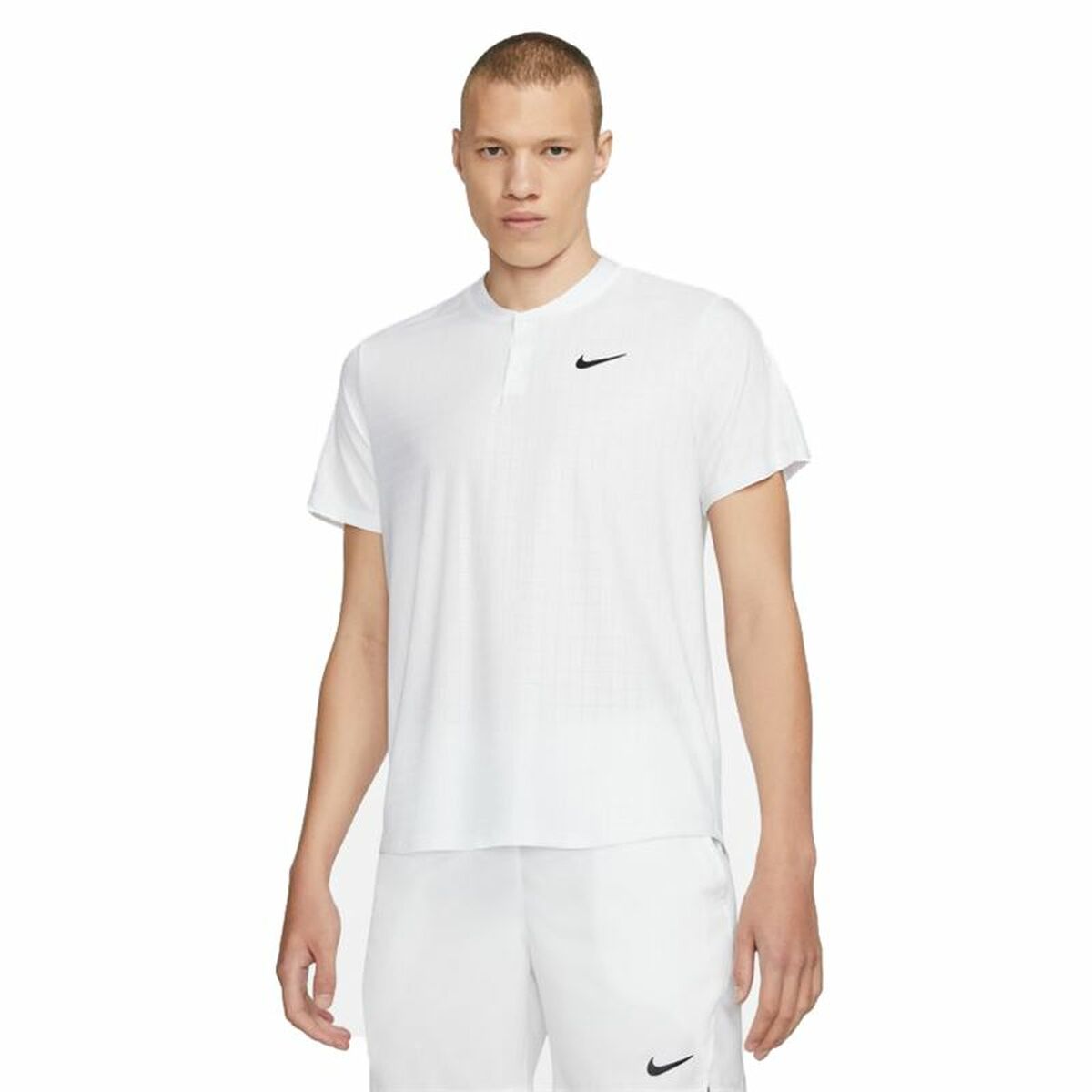 Nike Short Sleeve Court Dri-FIT Advantage Men's Polo Shirt - White