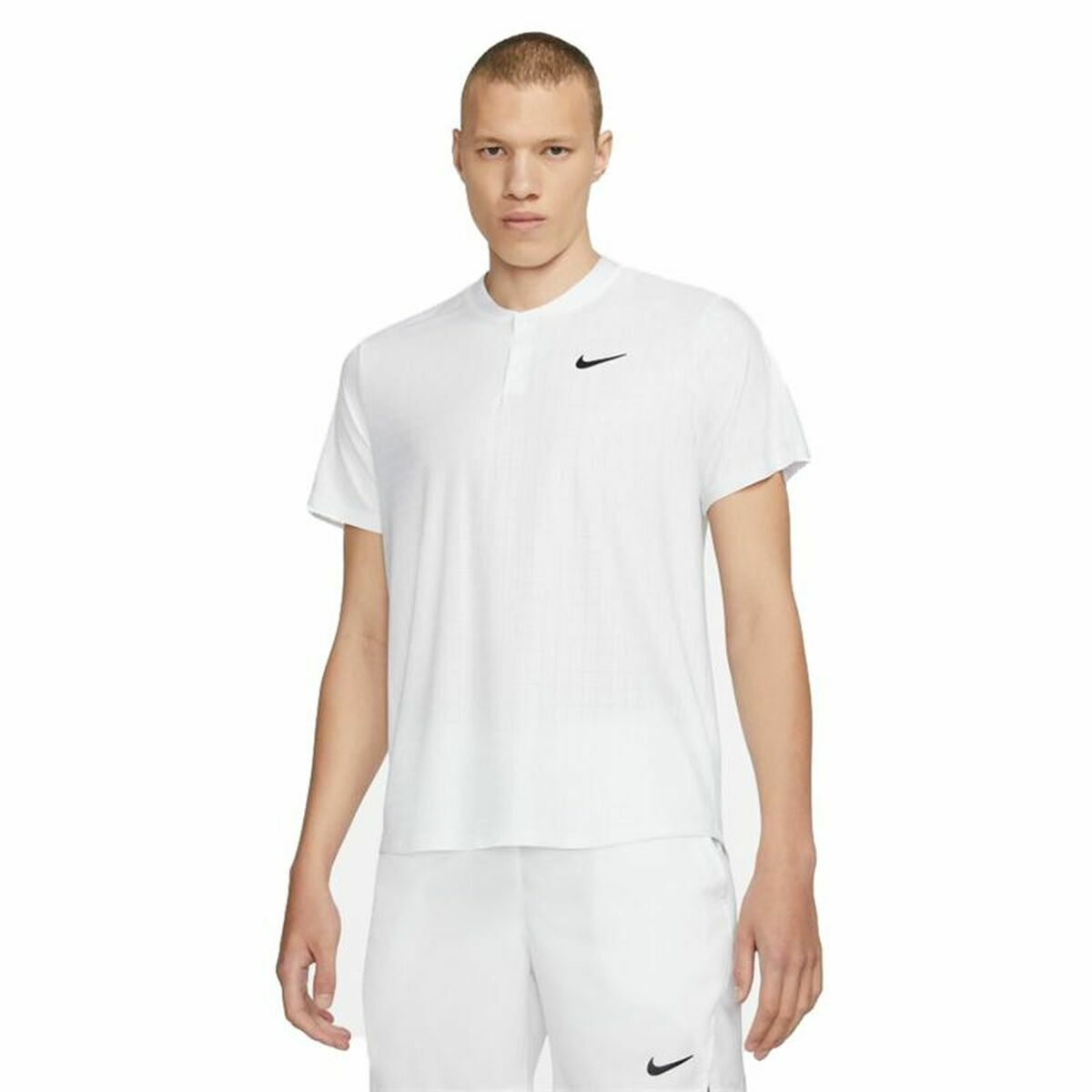 Nike Short Sleeve Court Dri-FIT Advantage Men's Polo Shirt - White - product view 4