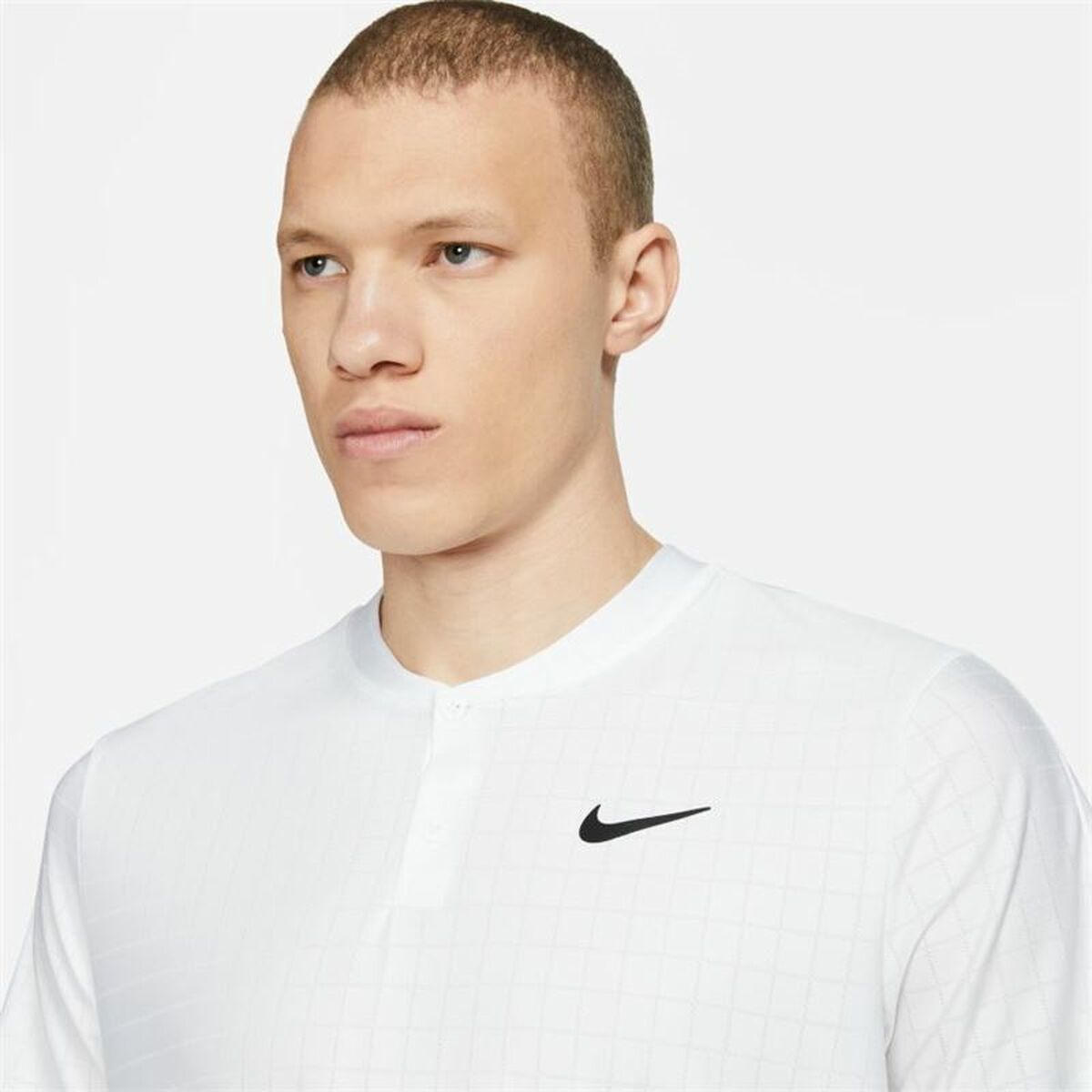 Nike Short Sleeve Court Dri-FIT Advantage Men's Polo Shirt - White - product view 13