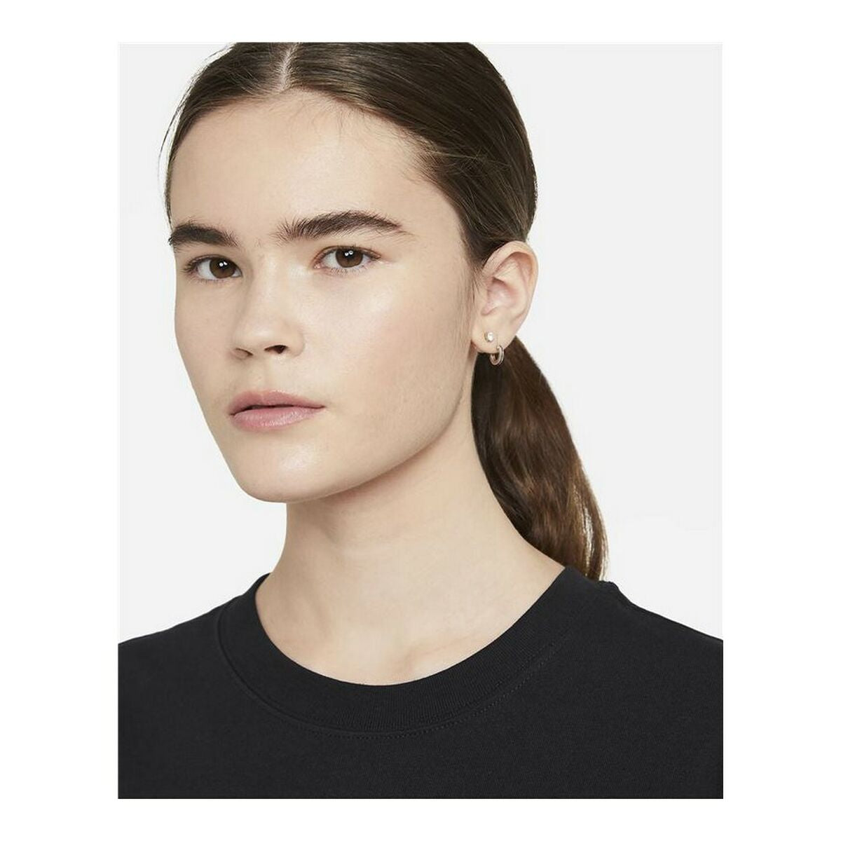 Nike Sportswear Swoosh Women's T-Shirt - Black - product view 9