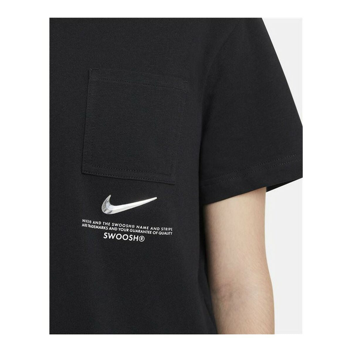 Nike Sportswear Swoosh Women's T-Shirt - Black - product view 7