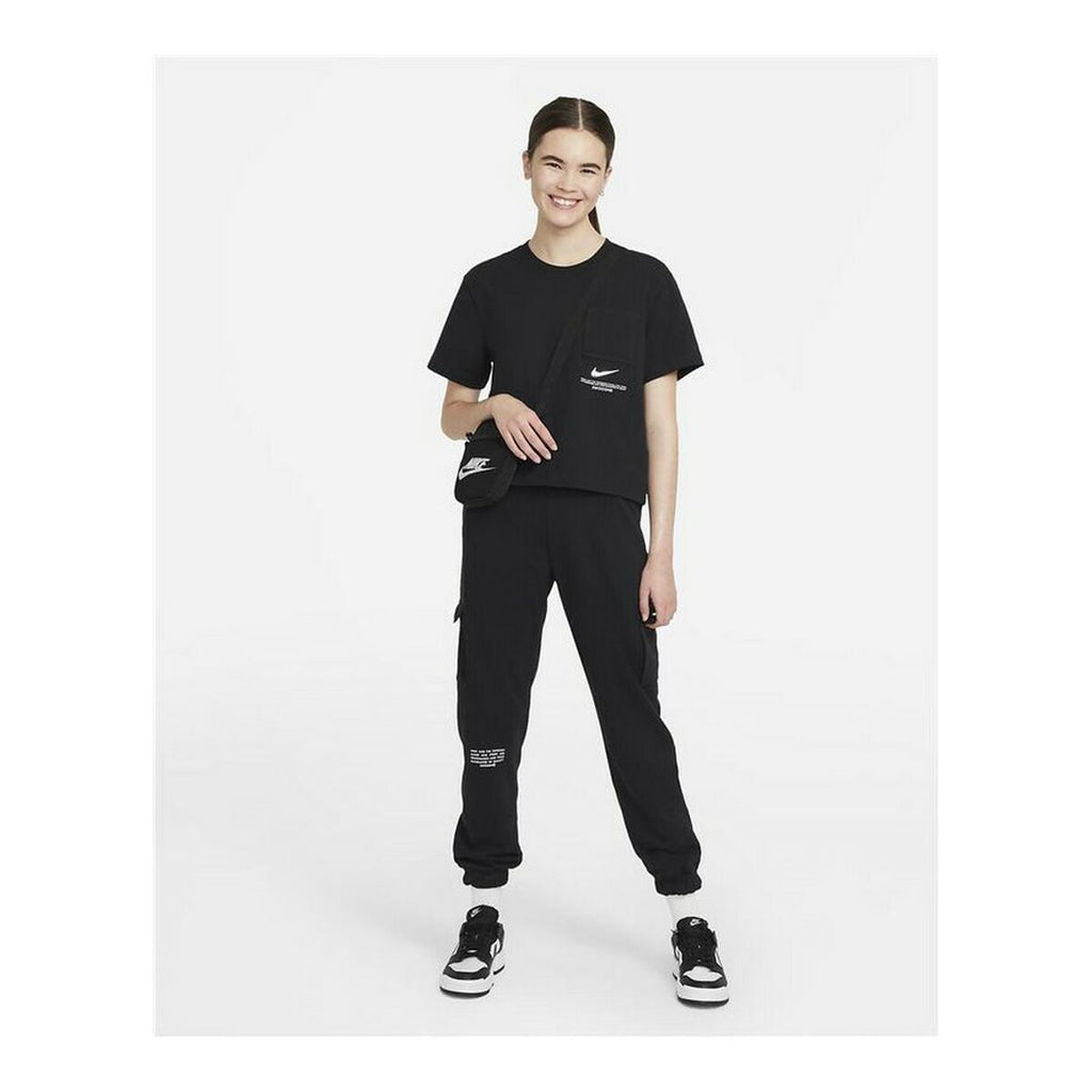 Nike Sportswear Swoosh Women's T-Shirt - Black - product view 5