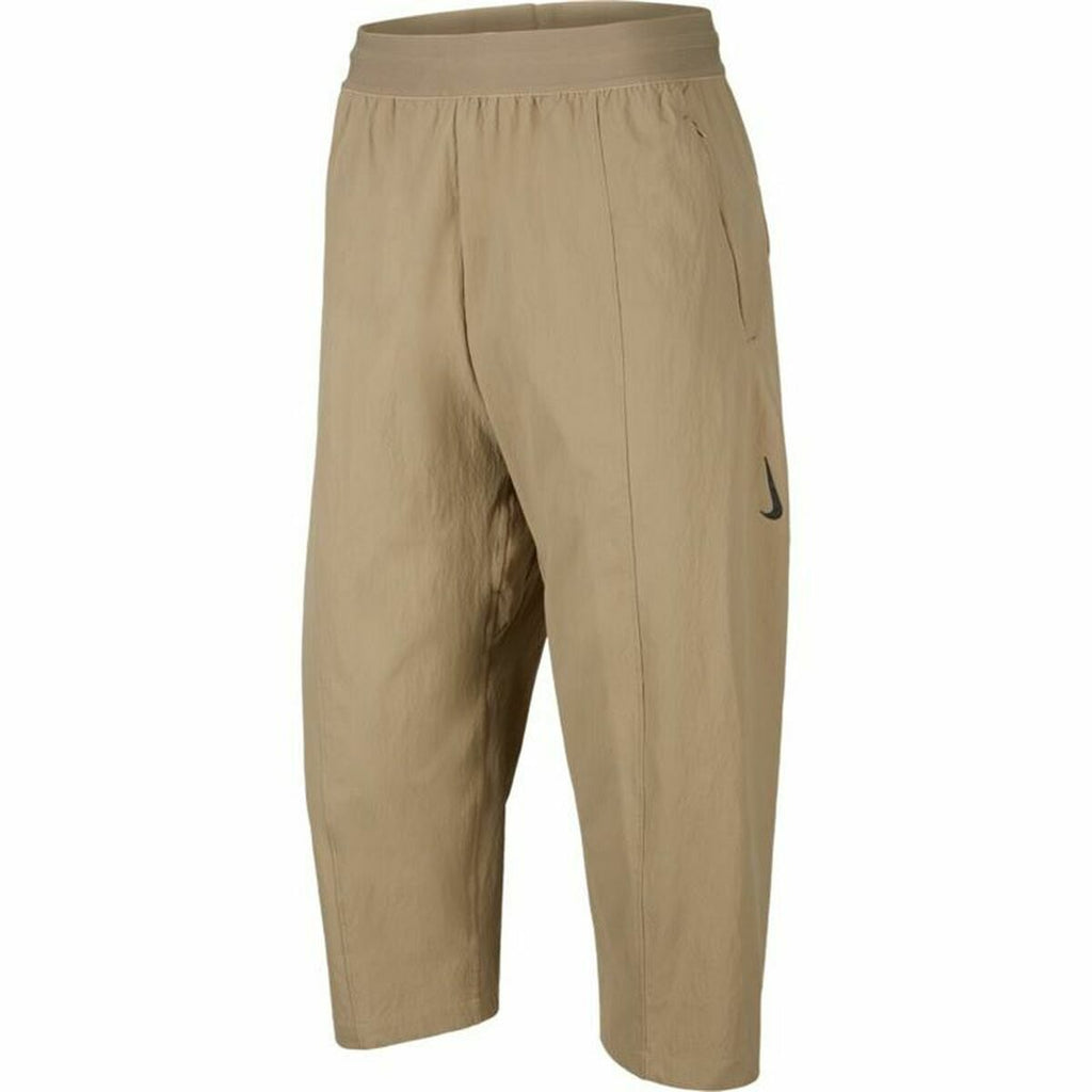 Nike Dri-FIT Yoga Men's Trousers - Beige