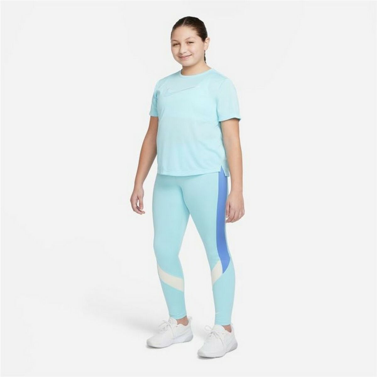 Nike Dri-FIT One Women's Leggings - Aquamarine - product view 11