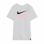 Nike PSG Swoosh Club Kids' T-Shirt - White - product view 2