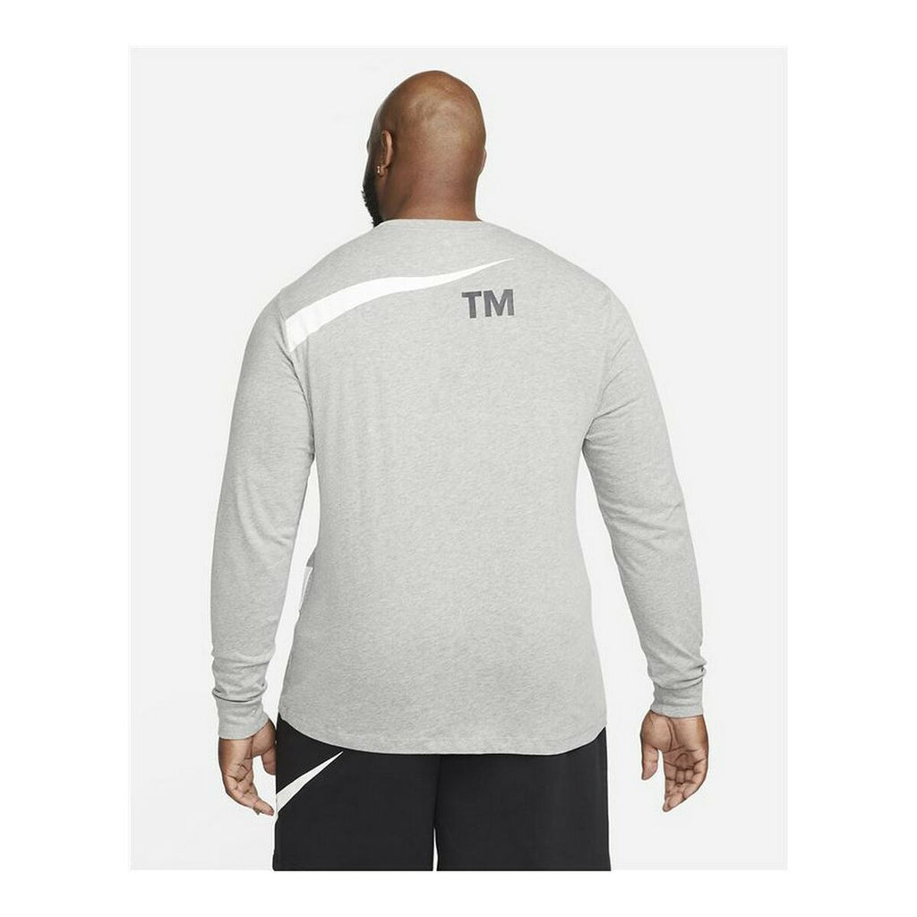Nike Long Sleeve Sportswear Men's T-Shirt - Light grey - product view 8