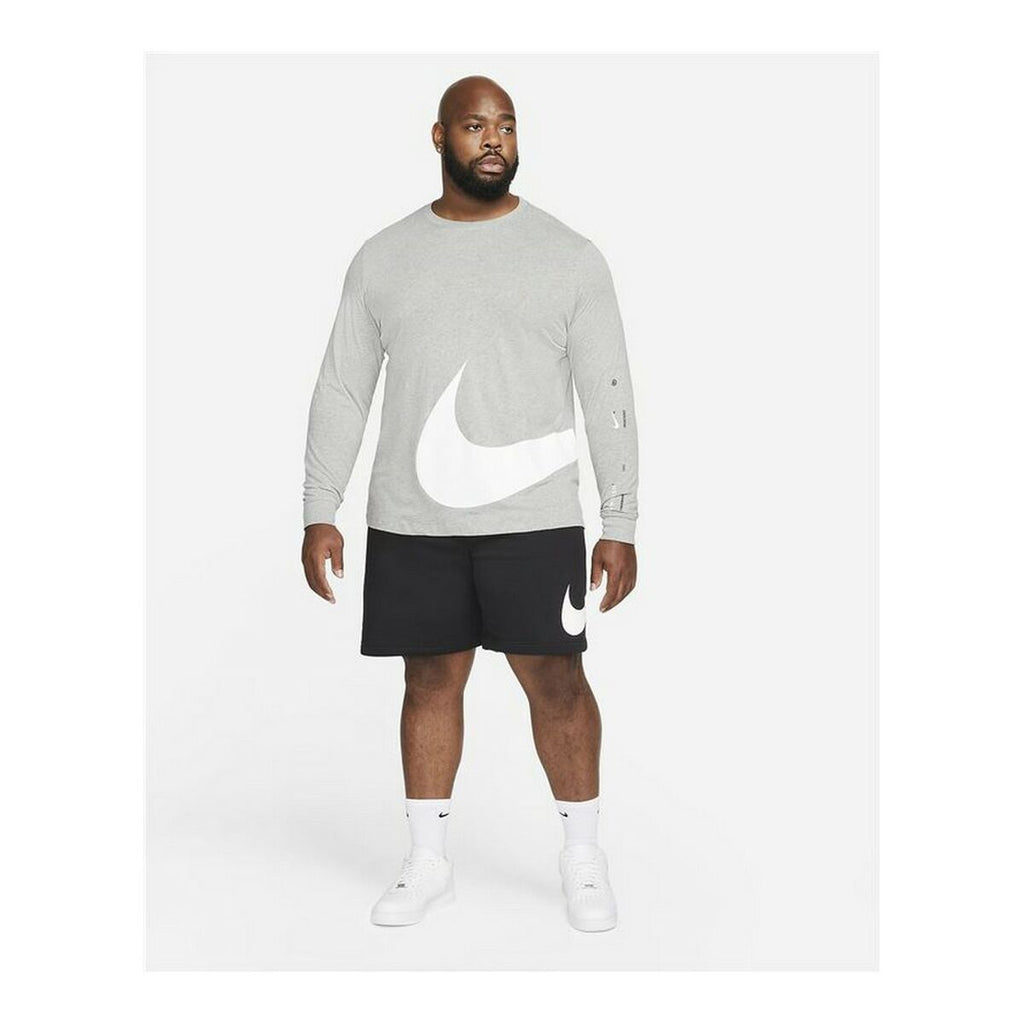 Nike Long Sleeve Sportswear Men's T-Shirt - Light grey - product view 5