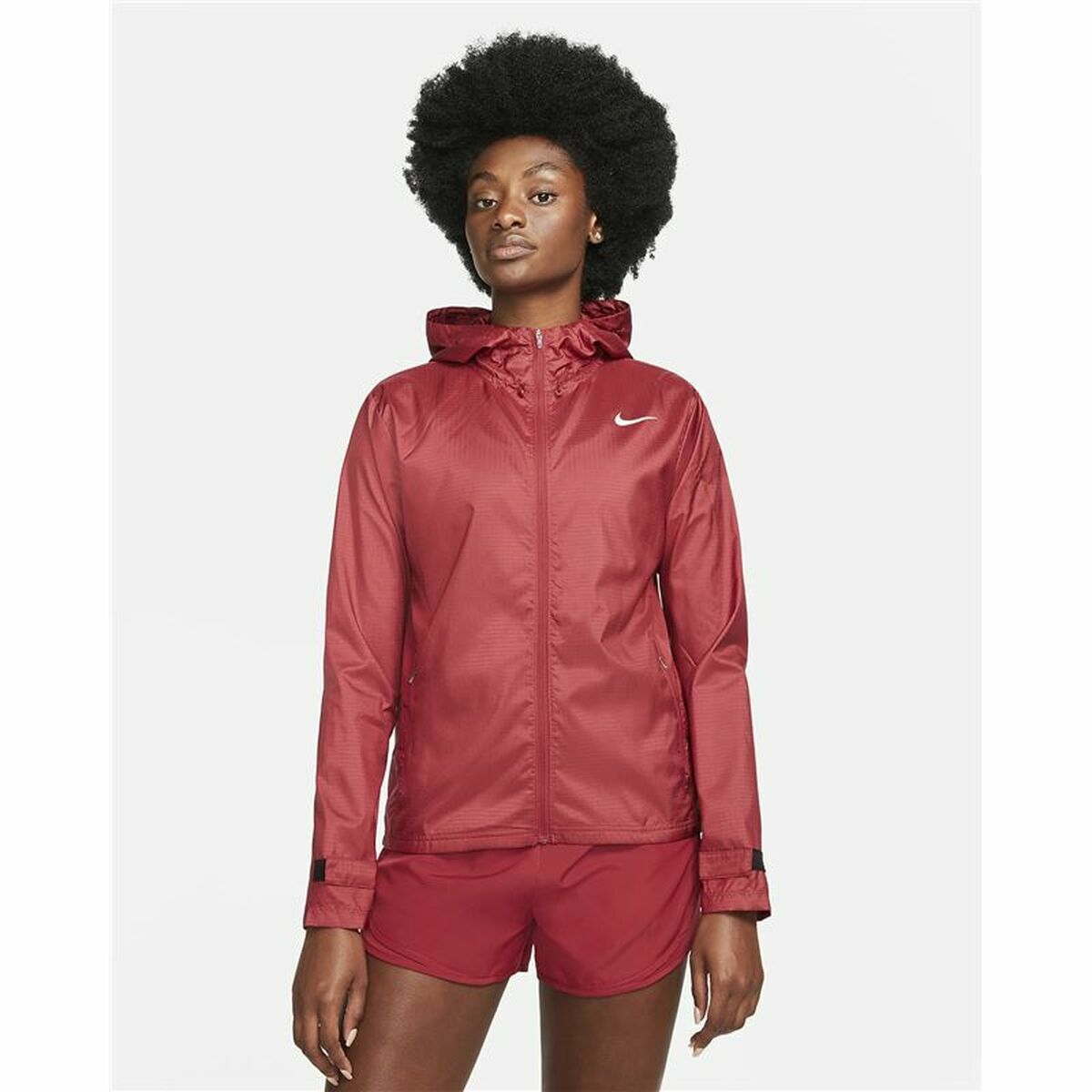 Nike Essential Burgundy Women's Jacket - product view 4