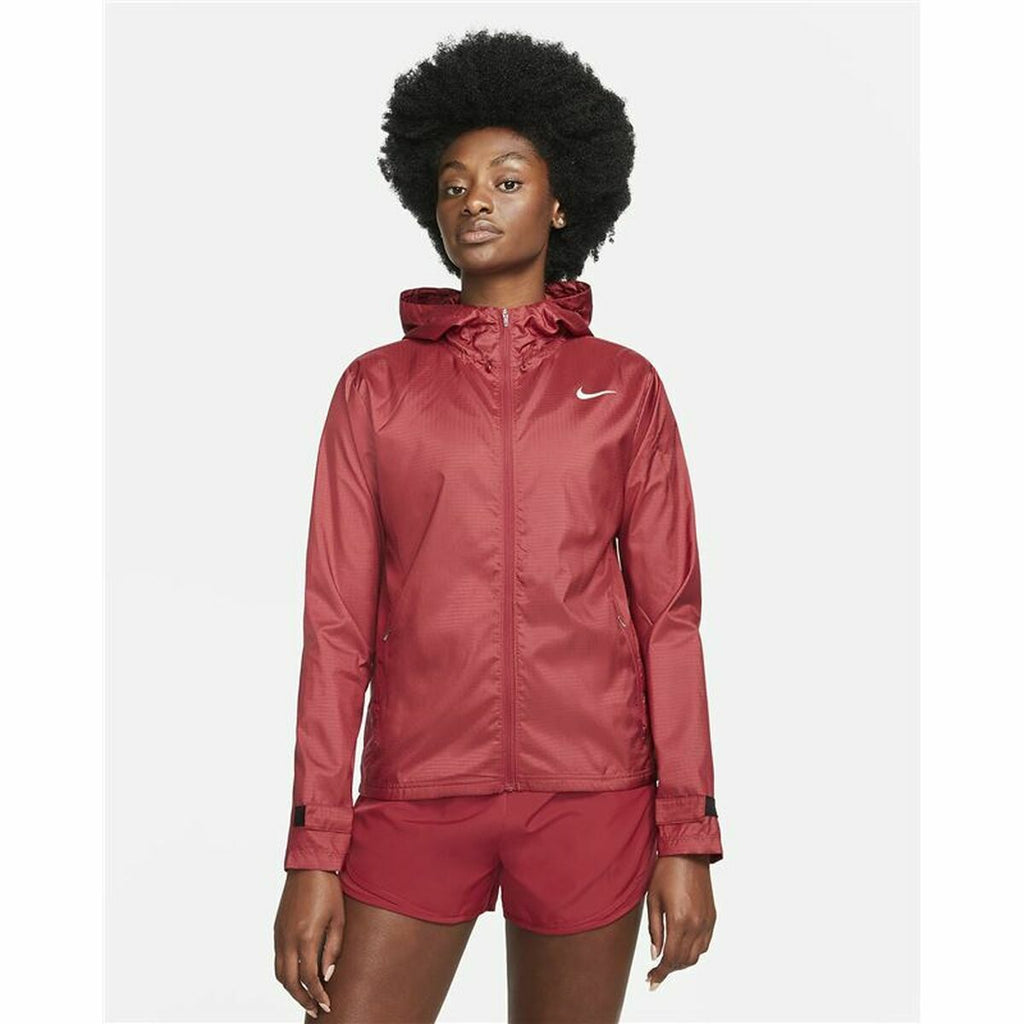 Nike Essential Burgundy Women's Jacket - product view 2
