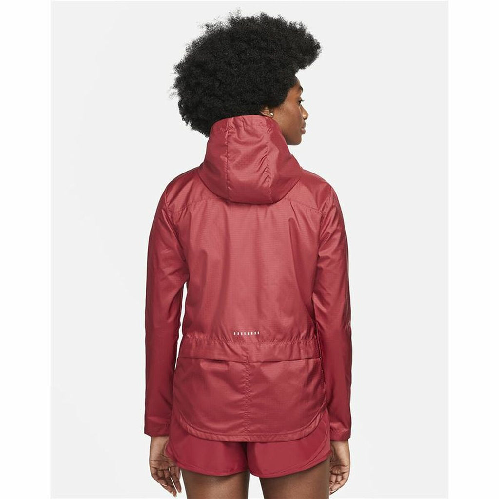 Nike Essential Burgundy Women's Jacket - product view 7