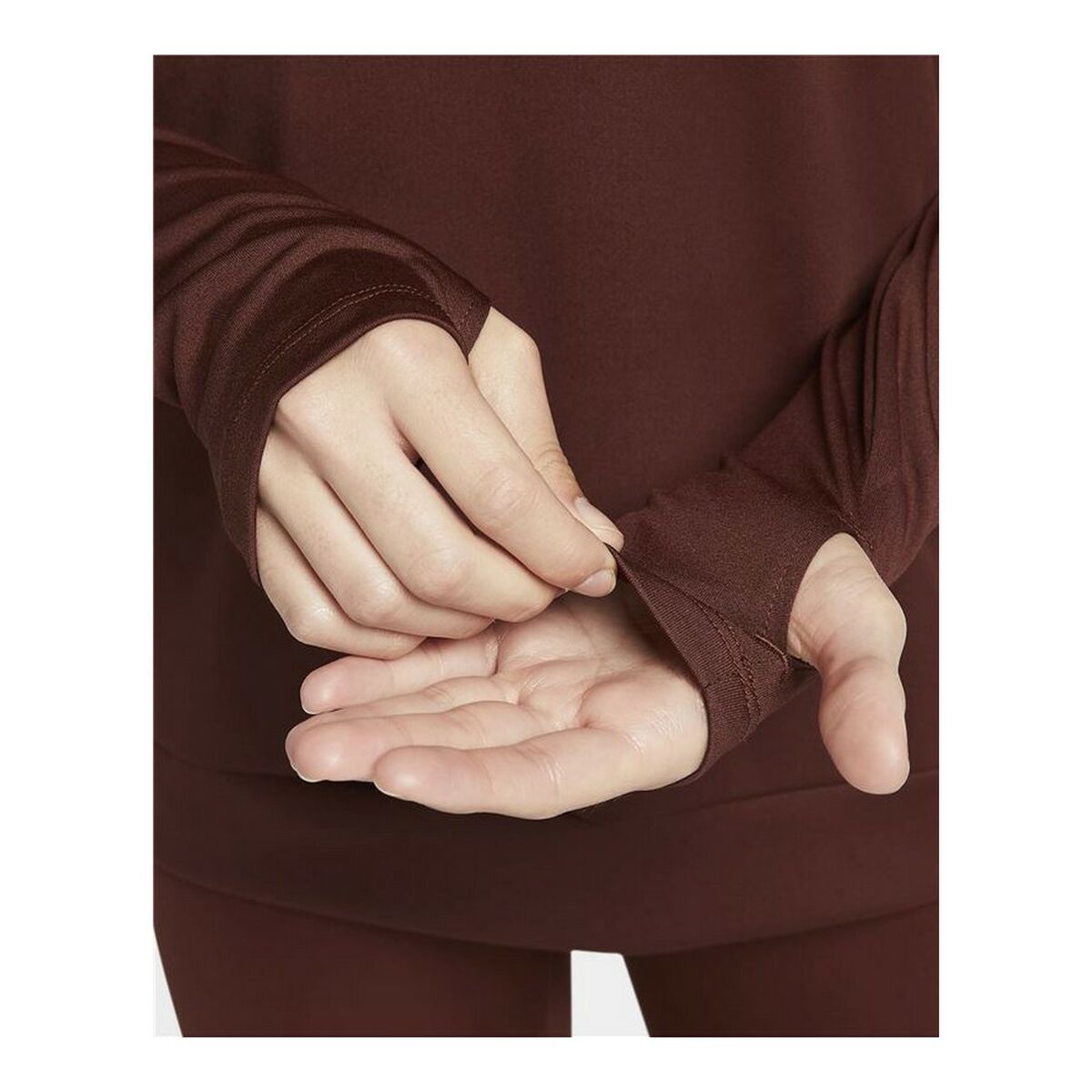 Nike Long Sleeve Dri-FIT Swoosh Run Women's T-Shirt - Brown - product view 7