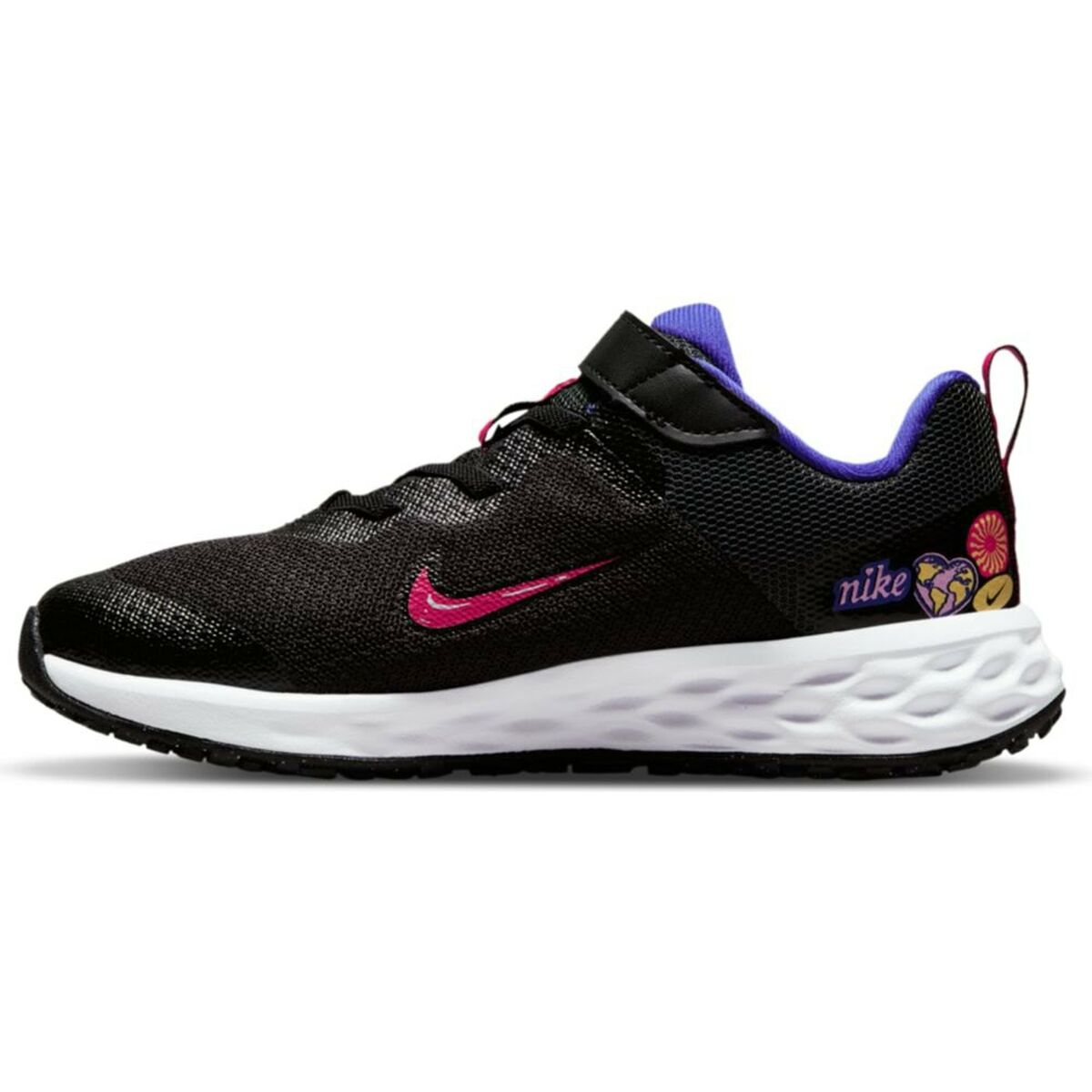 Nike DD1103 013 Revolution 6 Kids' Trainers - Black - product view 12