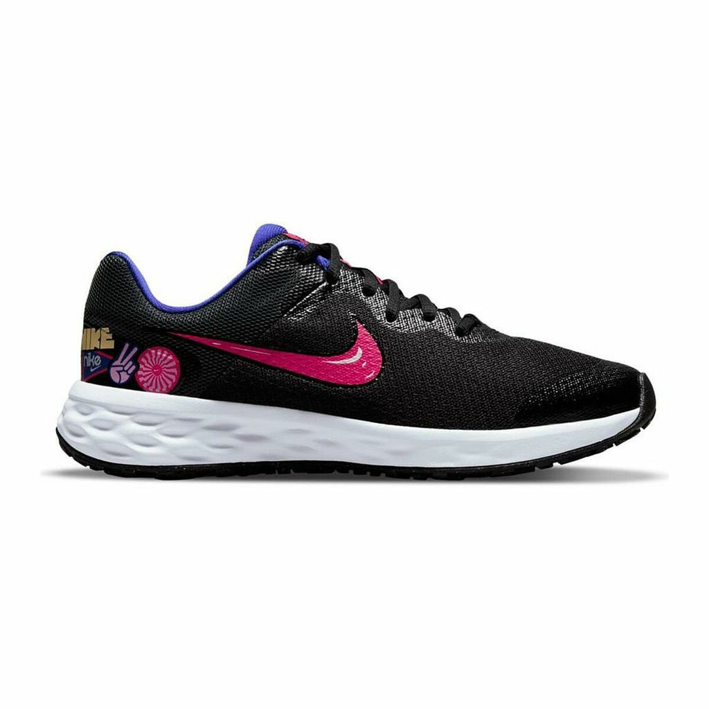 Nike DD1104 013 Revolution 6 Kids' Trainers - Black