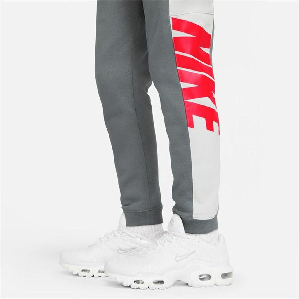 Nike Sportswear Dark Grey Kids' Track Pants - White - product view 20