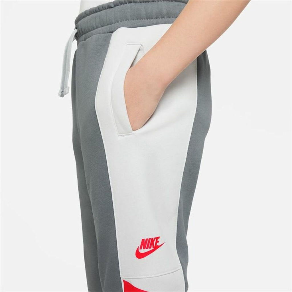 Nike Sportswear Dark Grey Kids' Track Pants - White - product view 17