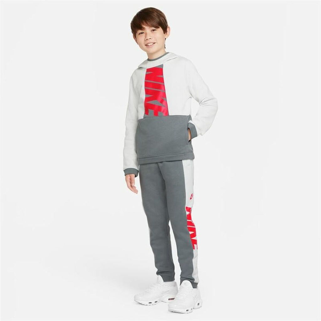 Nike Sportswear Dark Grey Kids' Track Pants - White - product view 27