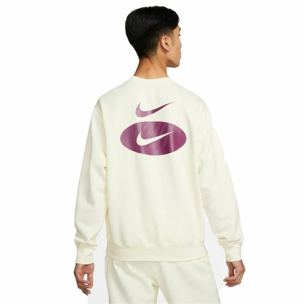 Nike Without Hood Swoosh League Men's Sweatshirt - White - product view 7