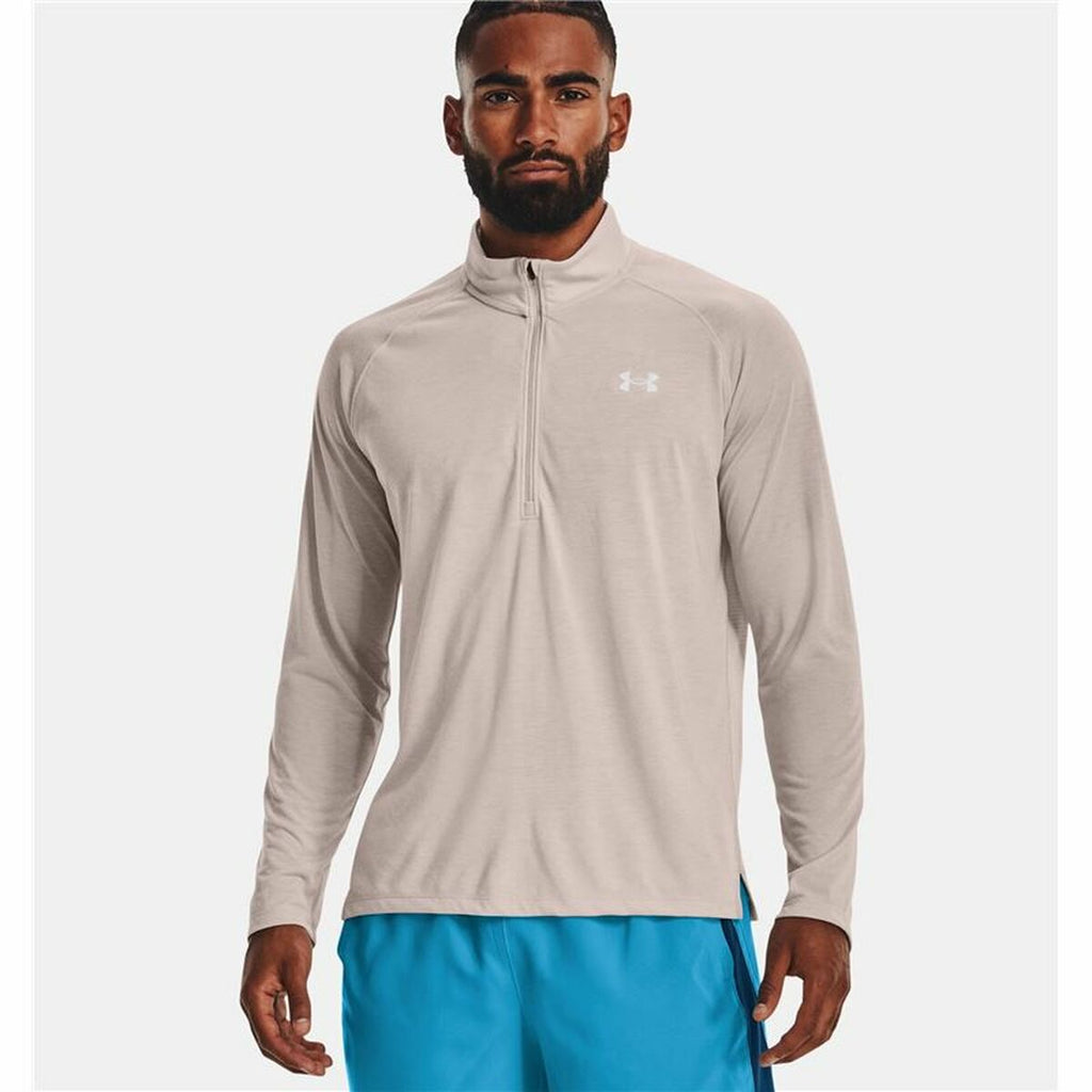 Under Armour Herren-Langarm-T-Shirt Streaker Run Beige