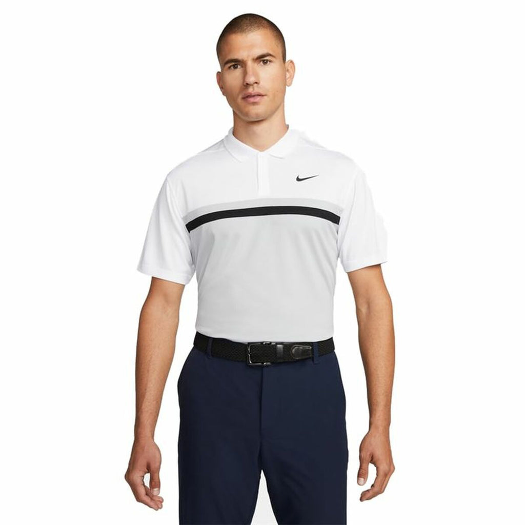 Nike Short Sleeve Dri-FIT Victory Men's Polo Shirt - White - product view 3