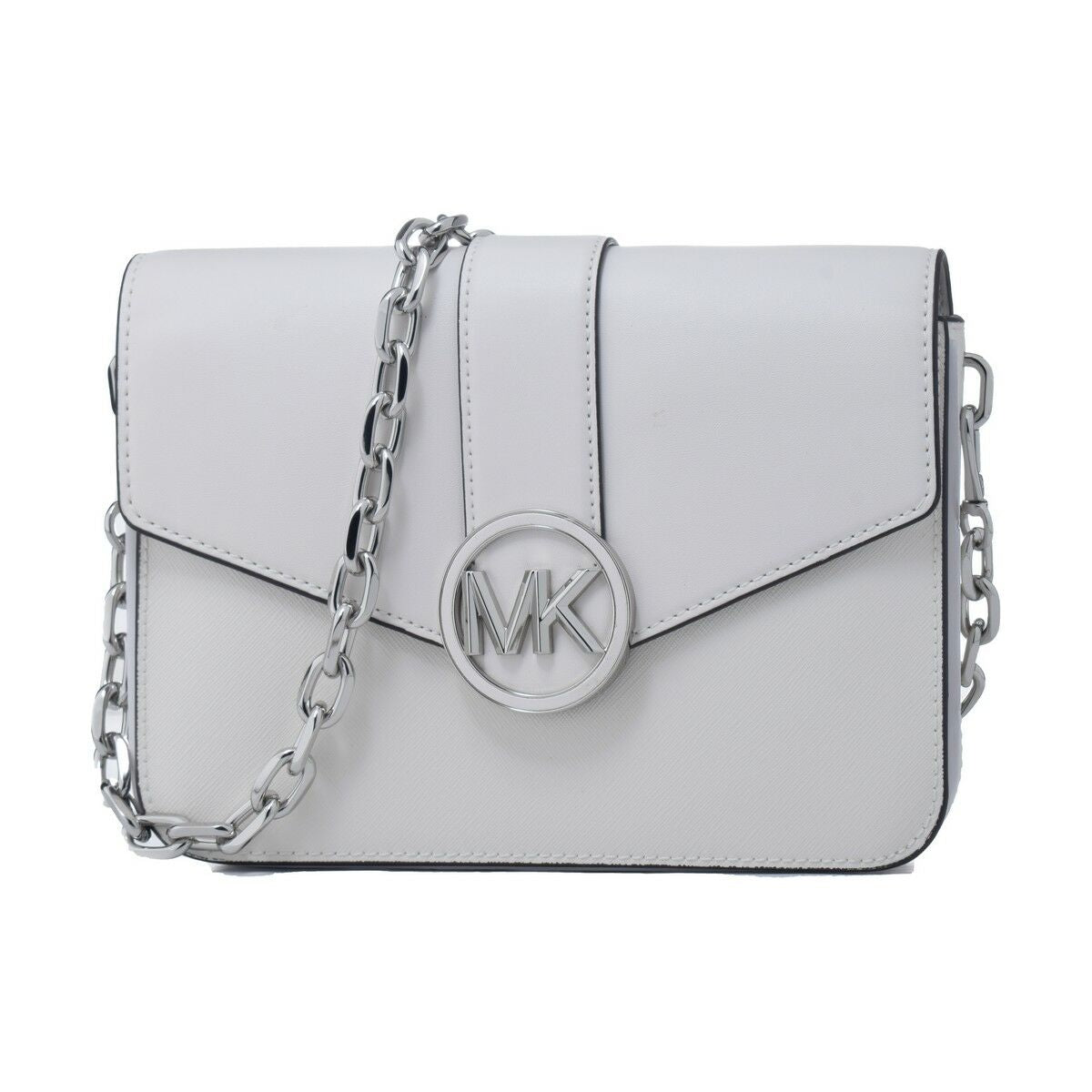 Michael Kors 35T2SNML2L-OPTIC Handbag - White