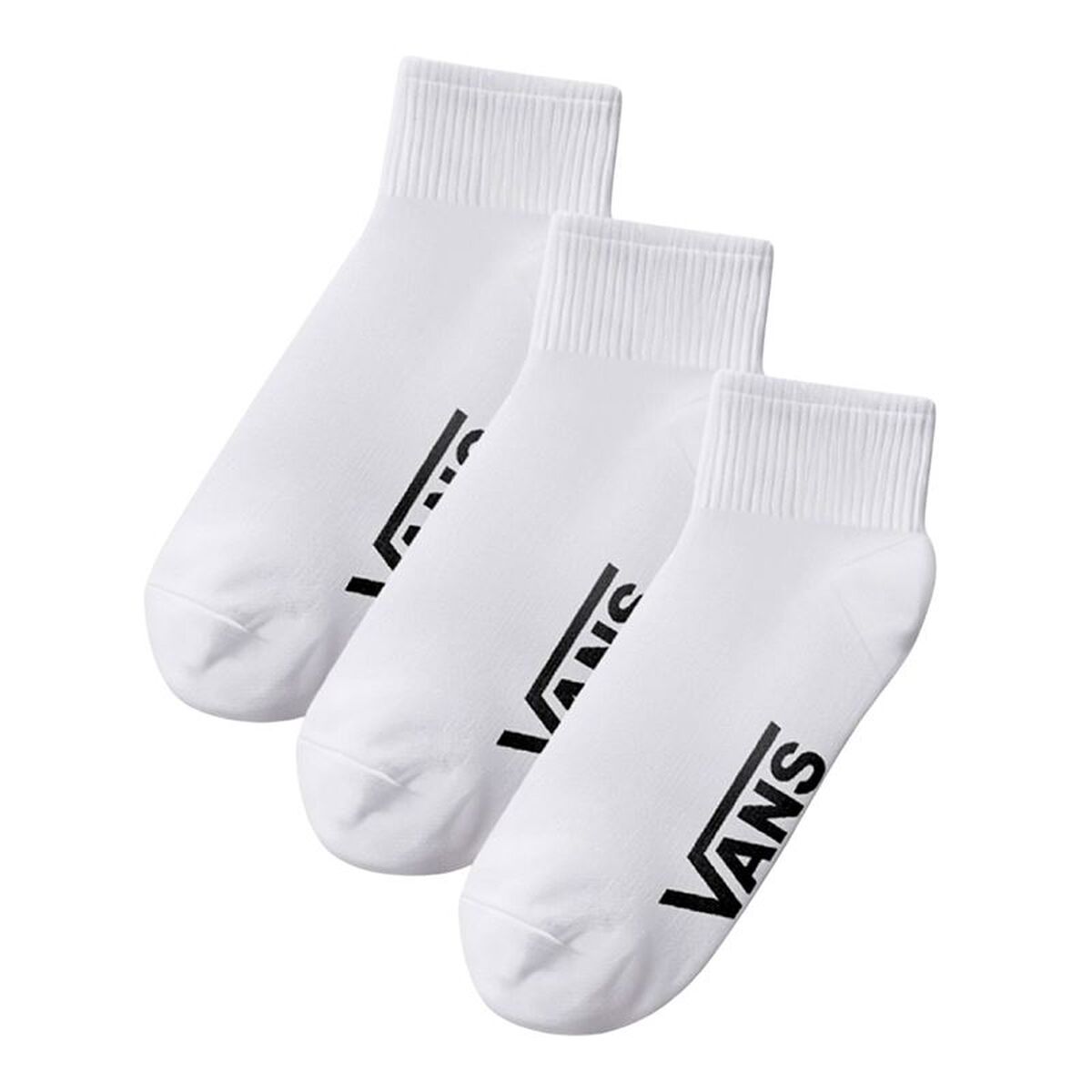 Sportsocken Vans Classic Quarter Crew Weiß 3 Teile – Produktbild 1