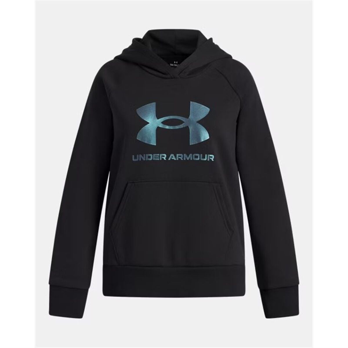 Mädchen-Hoodie Under Armour Rival Flc Schimmer Hdy Schwarz – 8 Years