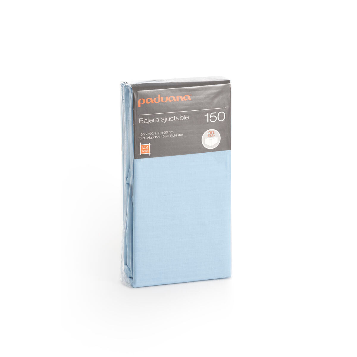 Fitted bottom sheet Paduana Light Blau 105 x 30 x 200 cm Single – Produktbild 1