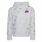 Nike Printed Fleeced Kids' Sweatshirt - White - product view 15