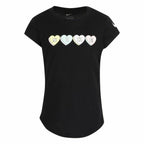 Nike Sweet Hearts Kids' T-Shirt - Black