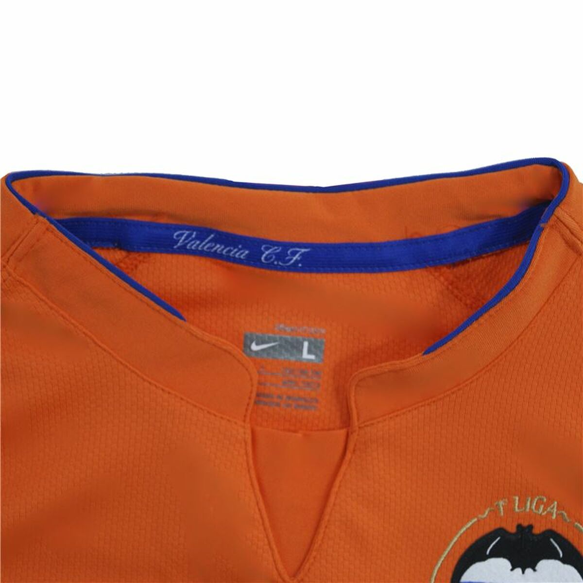 Nike Short Sleeved Football Shirt Valencia CF 07/08 Away Kids' Shirt - Orange - product view 13
