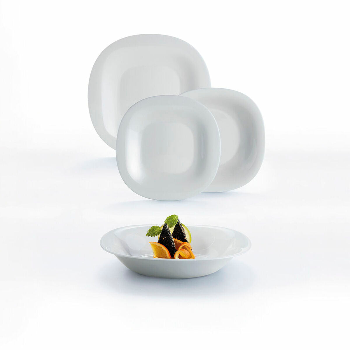 Luminarc Dessertteller Carine Grau Glas (Ø 19,5 cm)