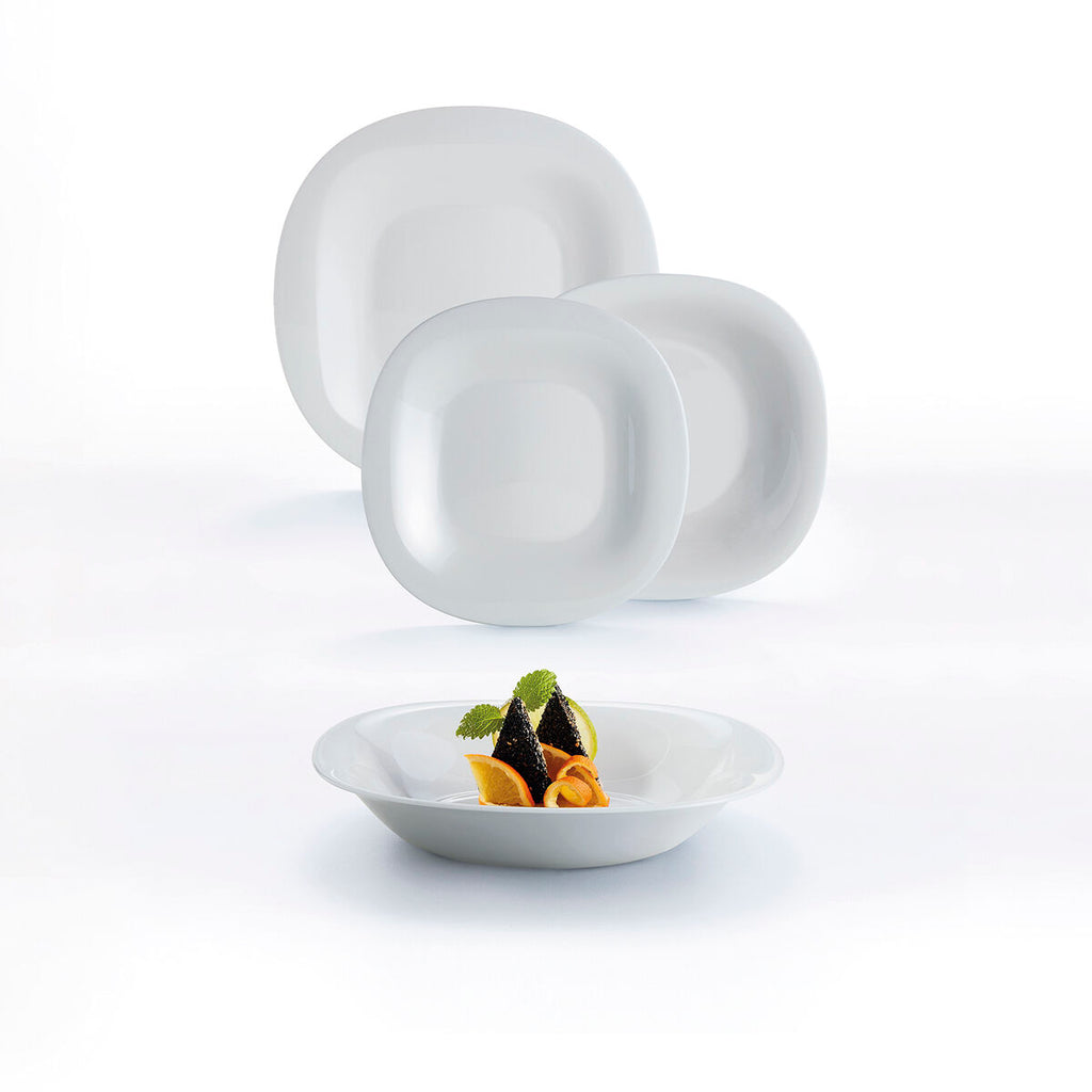 Luminarc Flacher Teller Carine Granit Grau Glas (27 cm)