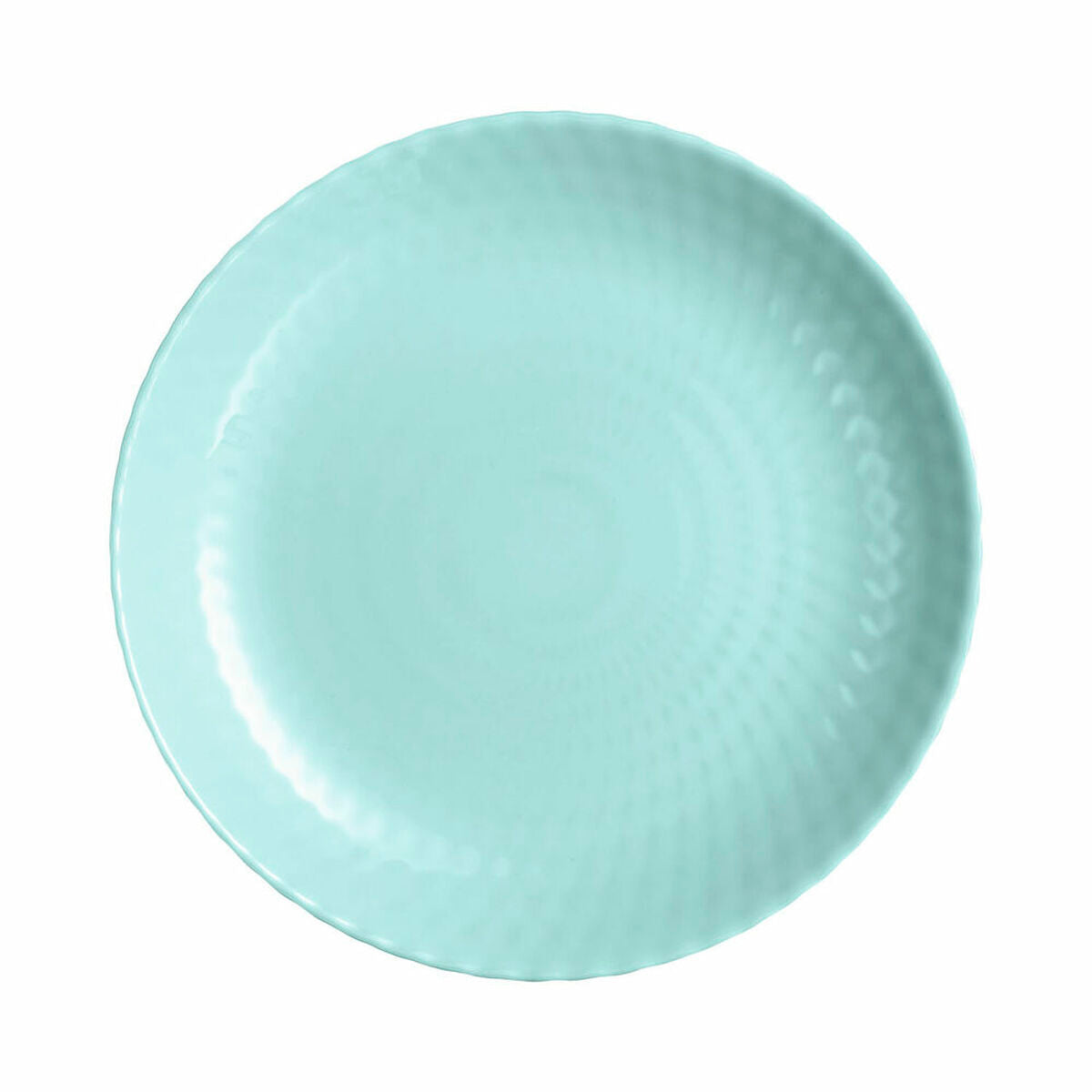 Flat plate Luminarc Pampille Turquoise Glass (Ø 25 cm) – Produktbild 1