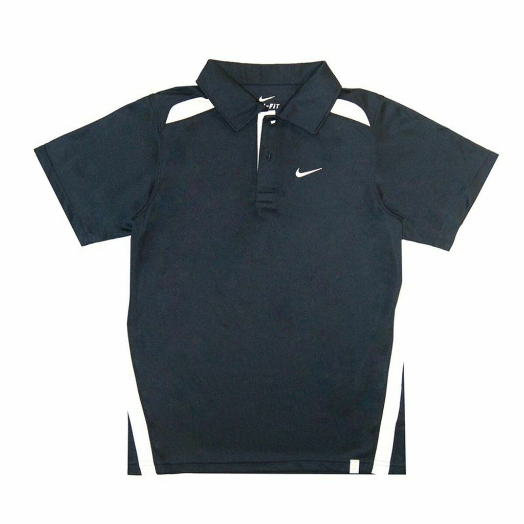 Nike Short Sleeve Dri-FIT Club Kids' Polo Shirt - Dark blue