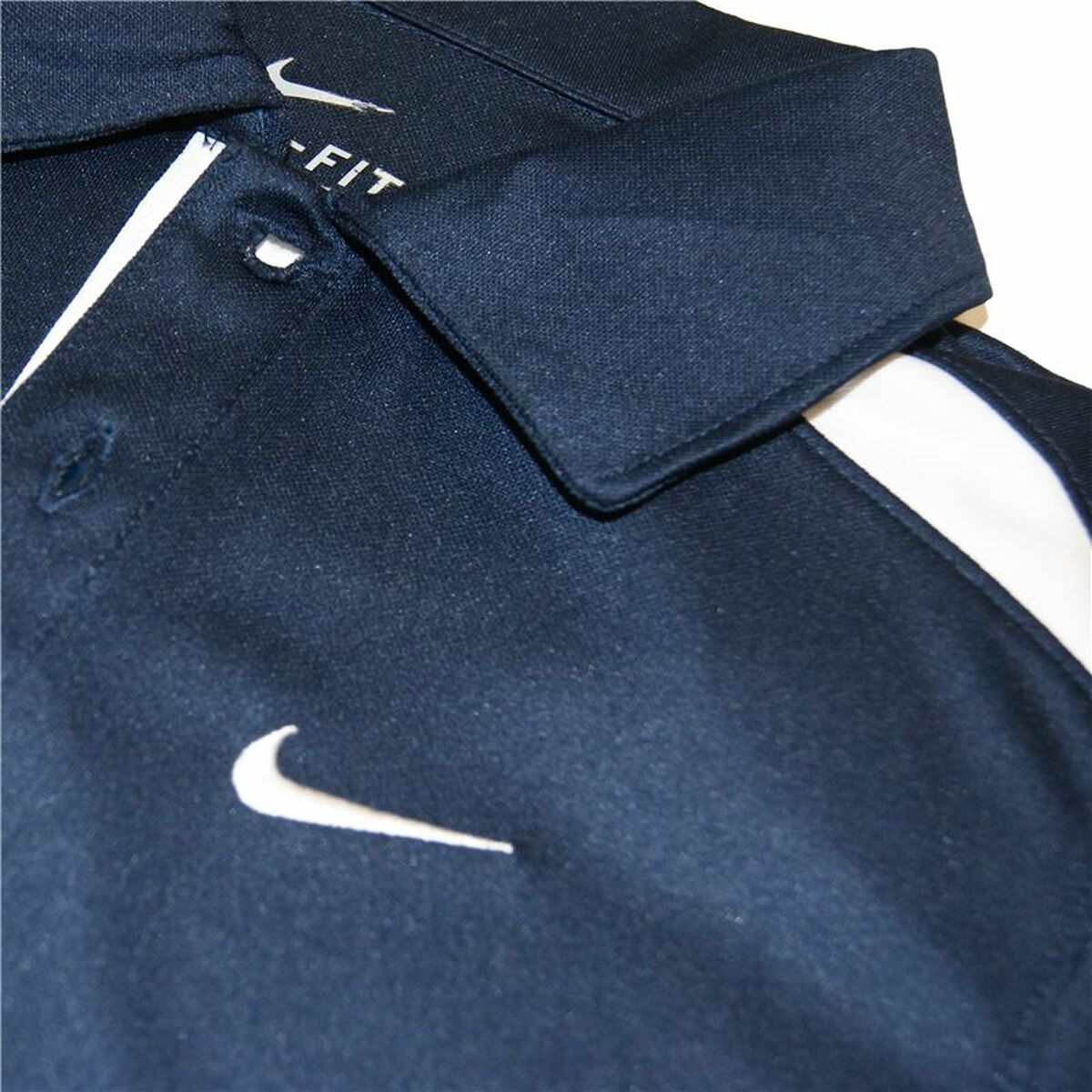 Nike Short Sleeve Dri-FIT Club Kids' Polo Shirt - Dark blue - product view 12