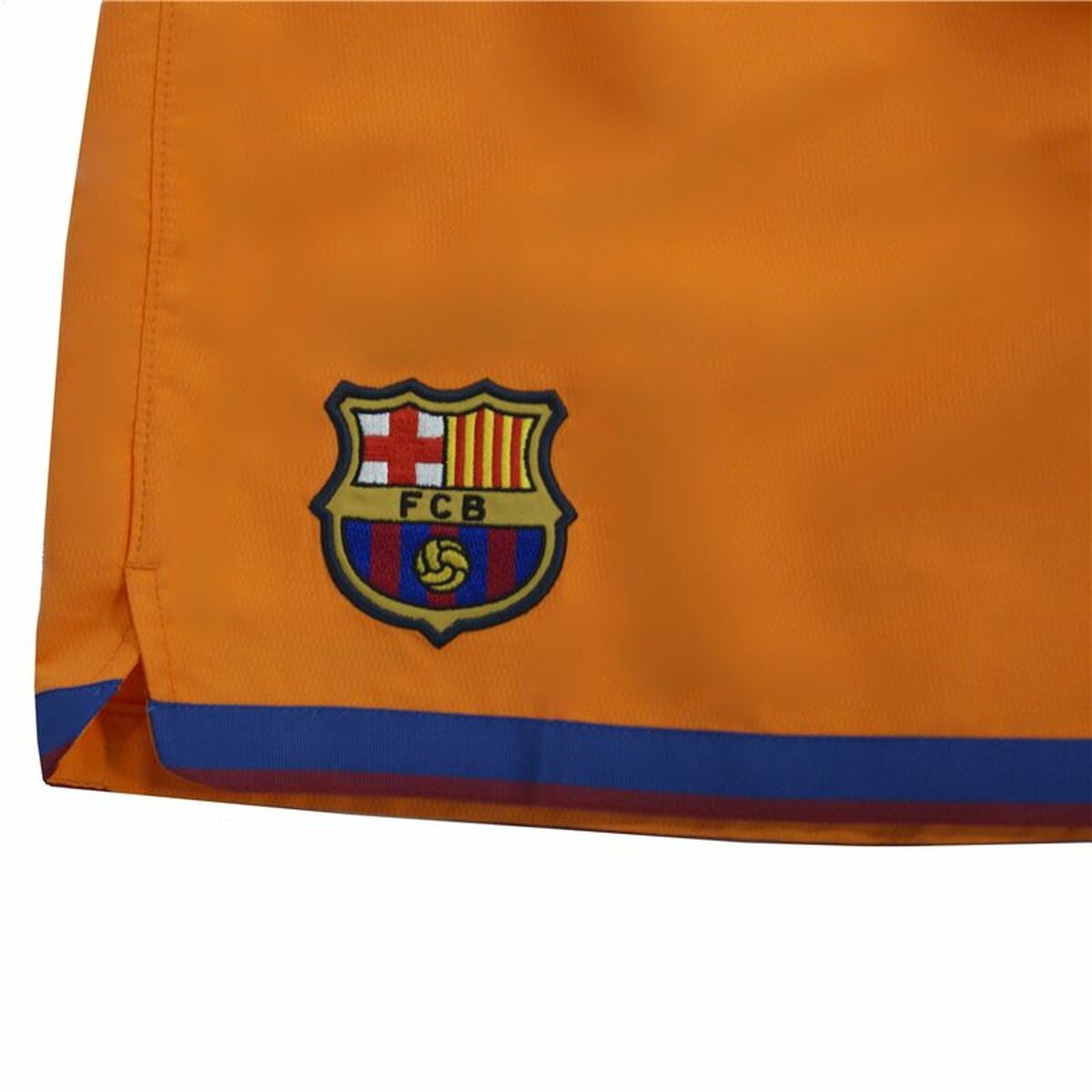 Nike FC Barcelona Third Kit 07/08 Football Kids' Shorts - Orange - product view 23
