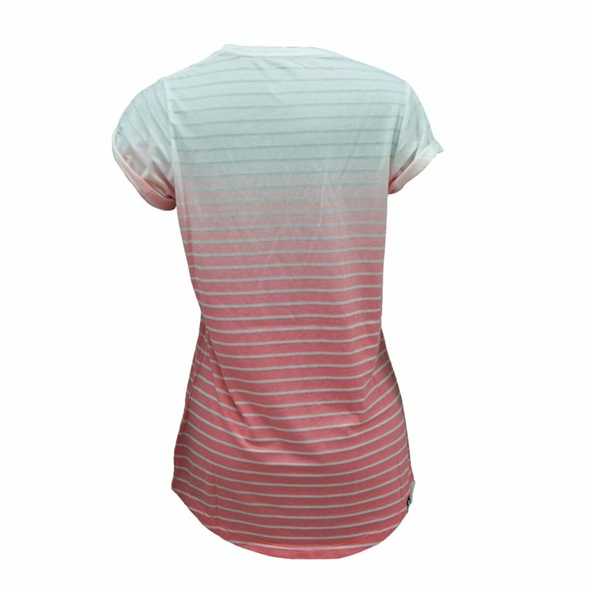 Nike SS Dip Dye Burnout White Women's T-Shirt - Red - product view 11