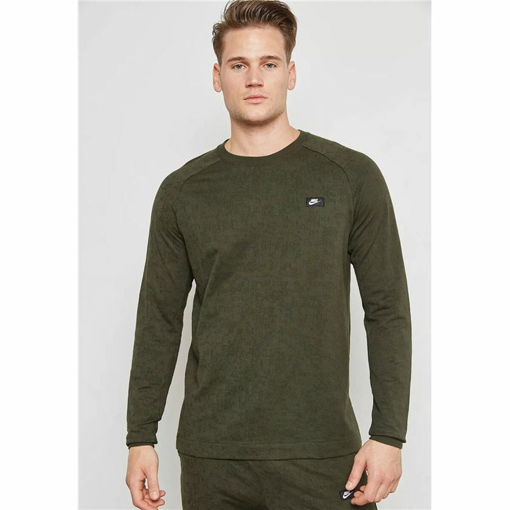 Nike Without Hood Modern Men's Sweatshirt - Green - product view 14