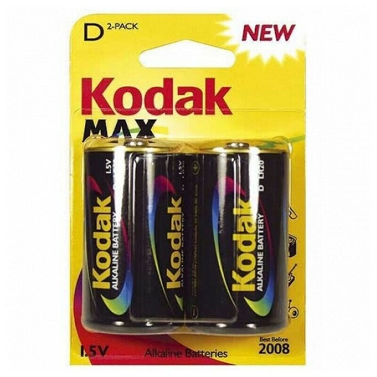 Alkaline Battery Kodak LR20 1,5 V (2 pcs) – Produktbild 1